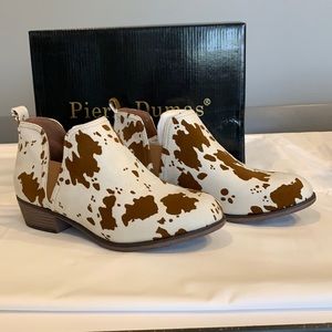 Pierre Dumas Animal Print Ankle Boot